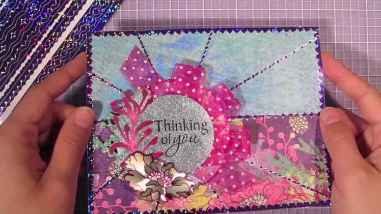 Simply Ann - Painted Flowers Card