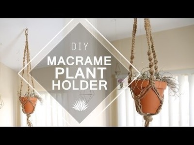 TiffyQuake | Macrame Plant Holder ♥ DIY