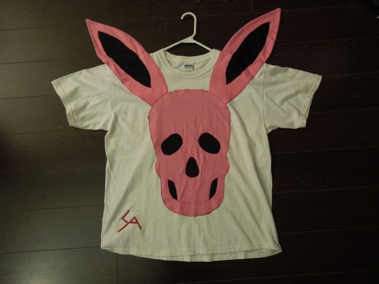 Tutorial: K-pop Inspired Bunny Skull T-Shirt