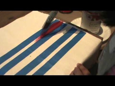 Tutorial - Using Paint to Recreate the French Grain Sack Stripe on Fabric