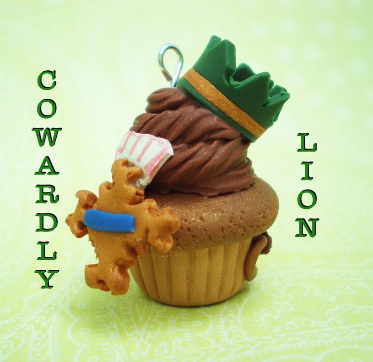 Clay Made Easy: Cowardly Lion Cupcake Tutorial