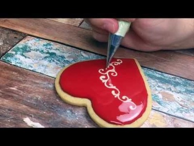 Cómo decorar una galleta con glasa por sweetmoses