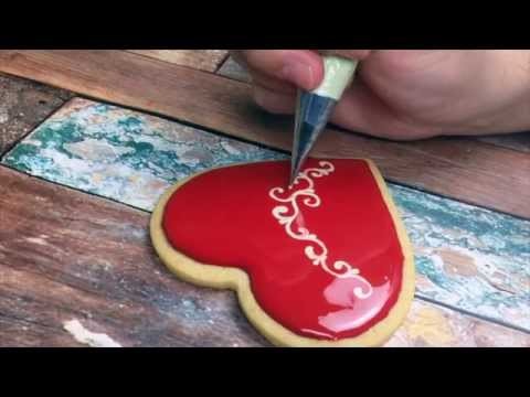 Cómo decorar una galleta con glasa por sweetmoses