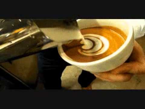 Cool Coffee Tricks! Tutorial On How To make a Leaf In Your Coffee