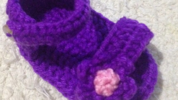 Crochet Beautiful Baby Sandals - Crafts - Guidecentral