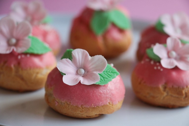 Custard Cream Filled Bigne Profiterole