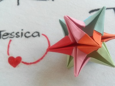 DIY 3D Omega Star - Origami Star