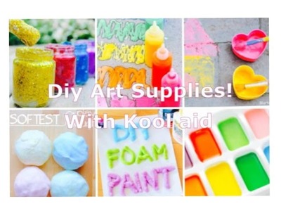 Diy Art Supplies.Kool aid ||Diystar198