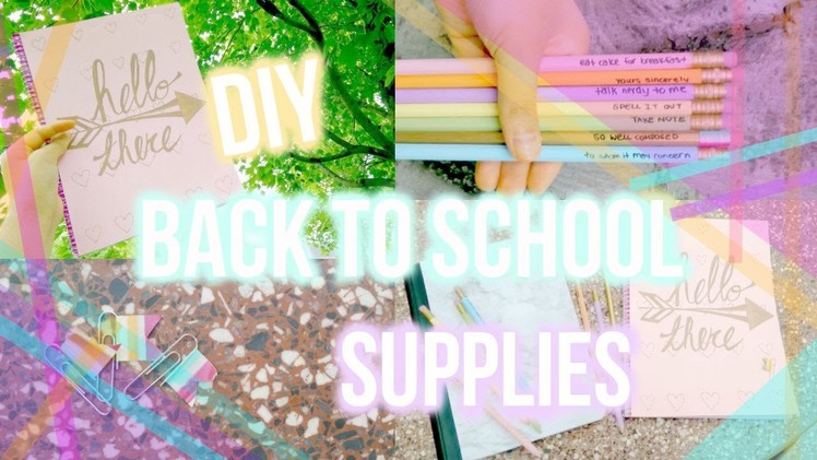 DIY Back To School Supplies! Marble Notebook, Kate Spade Notebookand more! | Sophys Ways