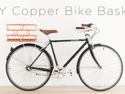 DIY Copper Bike Basket