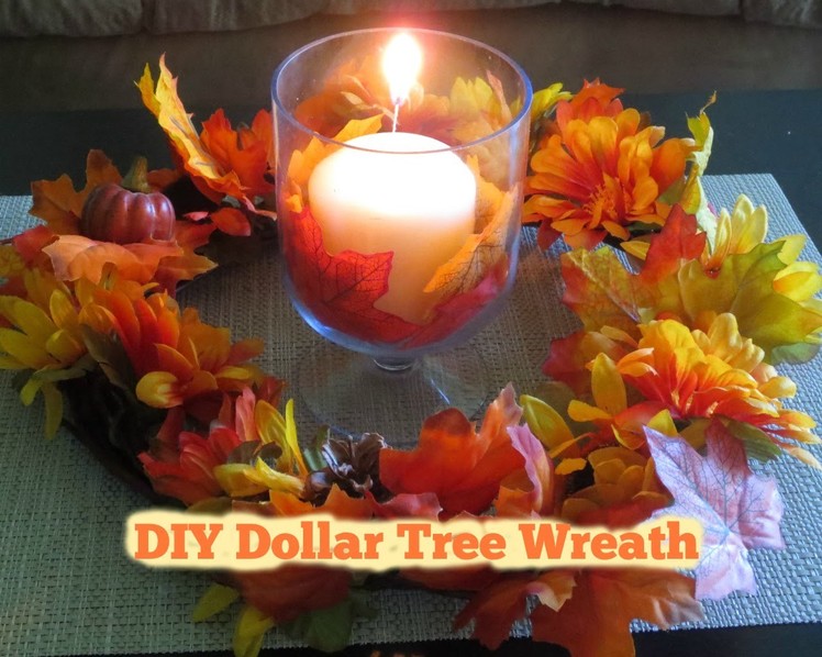 DIY Fall Wreath For under 6.00