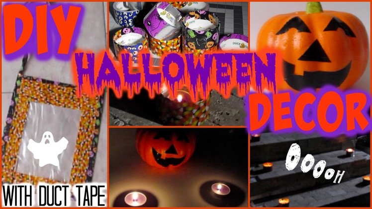 DIY Halloween Decor with Duct Tape! & Giveaway!