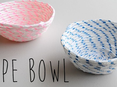 DIY| How to Make Rope Bowl (No Sew) | Ali Coultas