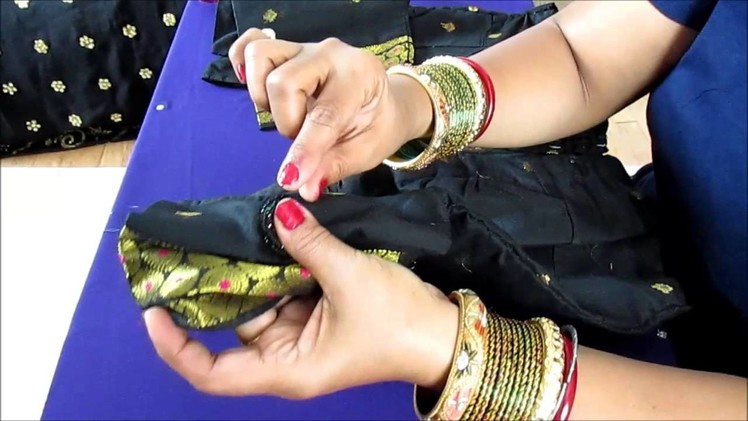 DIY: HOW TO SEW MIRRORS ON A BLOUSE.