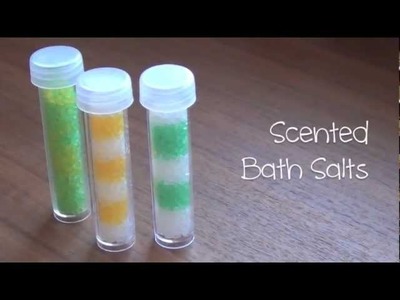 DIY Scented Bath Salts