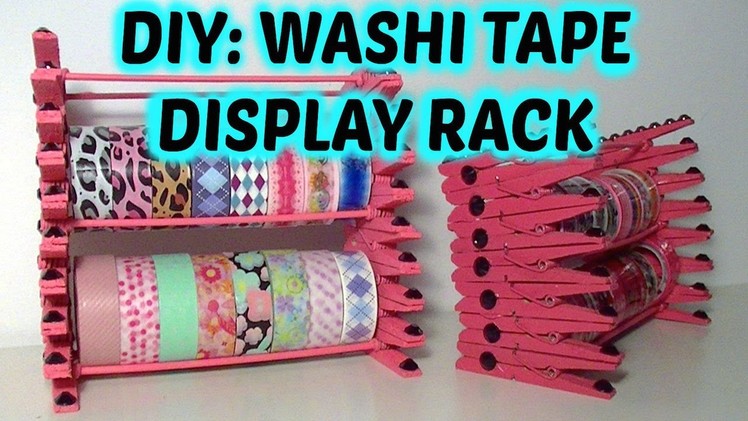 DIY washi tape display rack