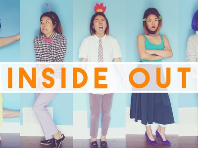✂ Easy INSIDE OUT DIY Halloween Costumes
