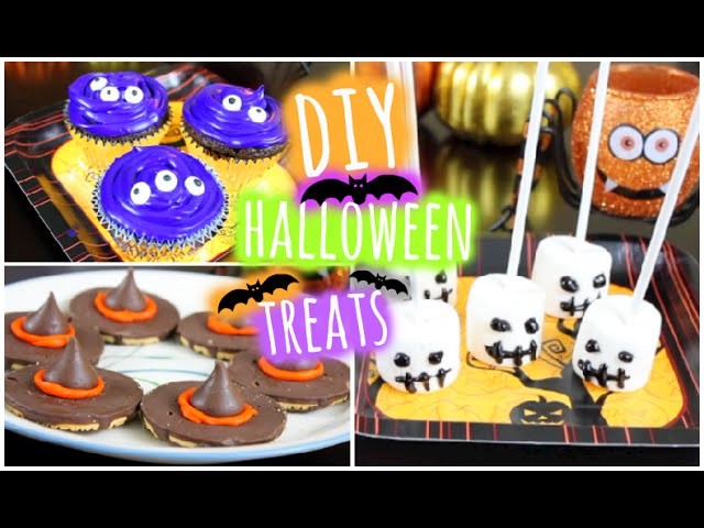 Easy + Quick DIY Halloween Treats! 2014