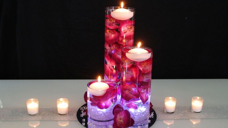 Floating Candle Centerpiece - DIY Wedding Centerpiece