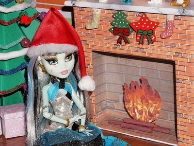 How to make a doll fireplace (Monster High, EAH, Barbie, etc)