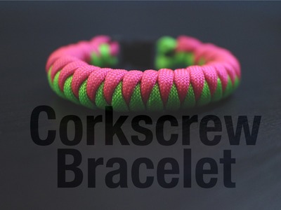 How To Make A Super Easy Corkscrew Paracord Bracelet
