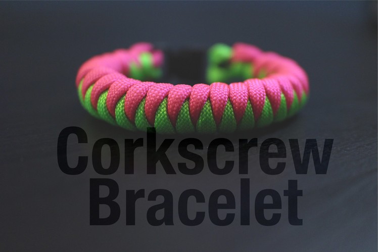 How To Make A Super Easy Corkscrew Paracord Bracelet