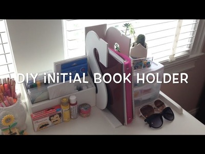 Initial Book.File Holder - Dorm Room DIY