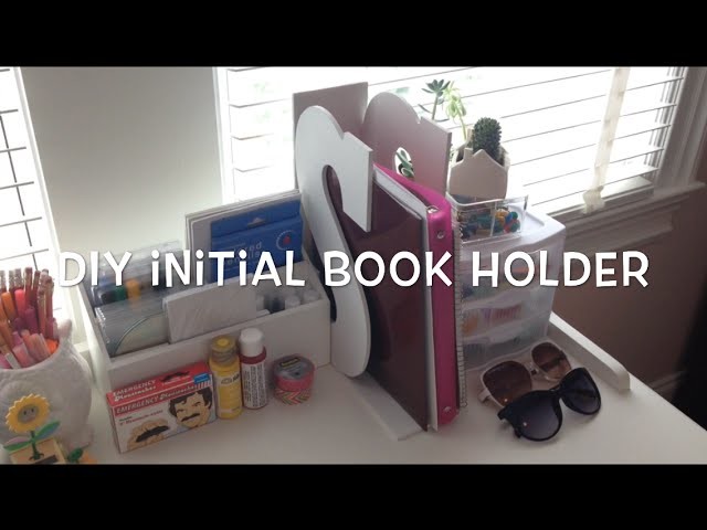 Initial Book.File Holder - Dorm Room DIY