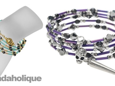 Instructions for Making the Glam Charm Bangle Bracelet Kits