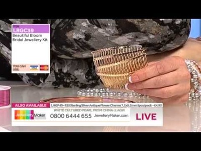 JewelleryMaker LIVE 04.02.14 MORNING SHOW - How to Make Bridal Jewellery