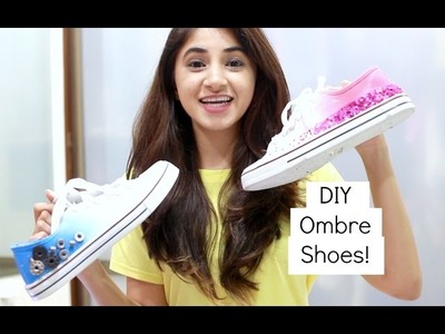 Koovs Goes to College DIY Task - Ombre Shoes! | Aashna Shroff
