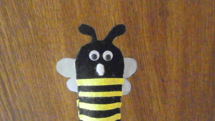 Make a Toy Bee Finger Puppet - DIY Crafts - Guidecentral