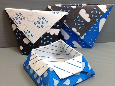 Print Your Own Cute Rain Origami Paper