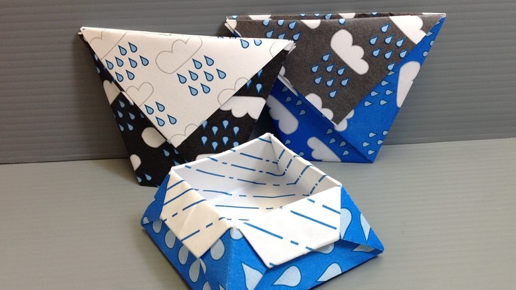 Print Your Own Cute Rain Origami Paper