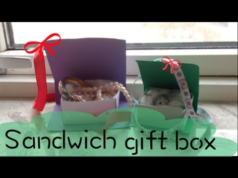 Sandwich gift box - DIY