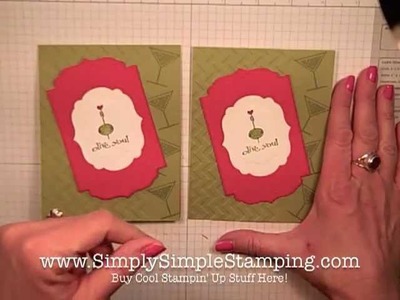 Simply Simple FLASH CARDS - Olive You by Connie Stewart