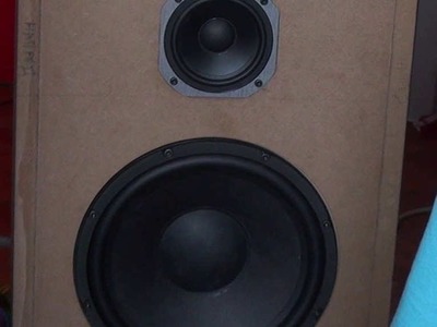 Speaker box enclosure cabinet DIY