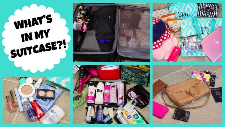 WHAT'S IN MY SUITCASE FOR A BEACH VACATION?! | Blair Fowler