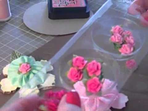Yo Yo Flower tutorial with Tattered floral die