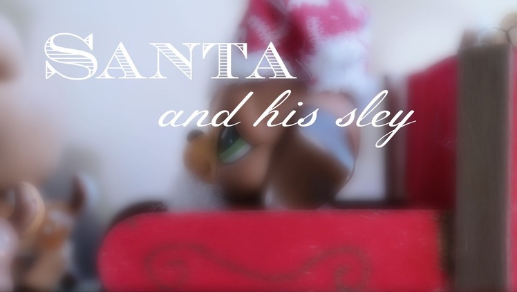 12 Days of Christmas #1: DIY Santa & His Sleigh