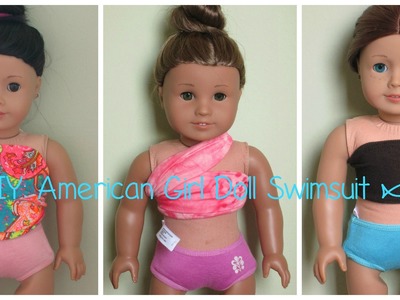 DIY: American Girl Doll Swimsuits