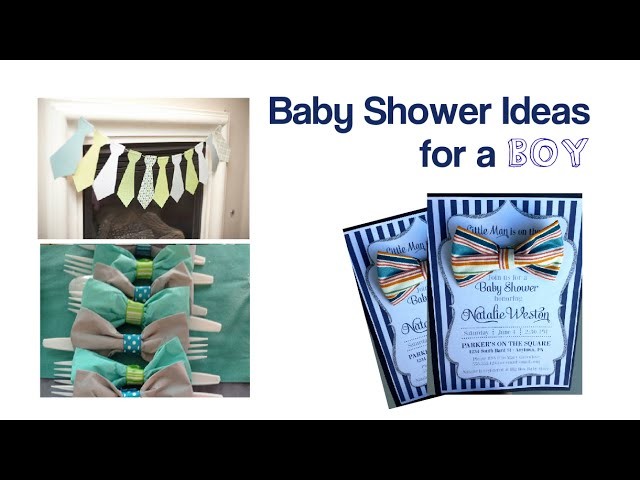DIY Baby Shower Ideas for a Boy | Part 1 of 2