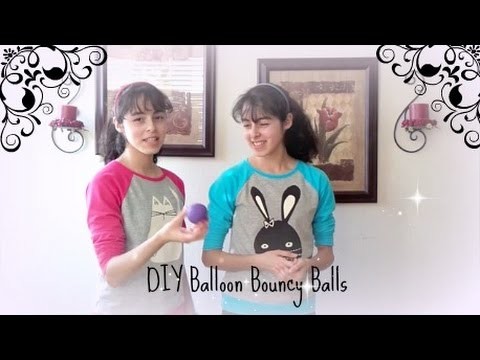 DIY Balloon Bouncy Ball (no borax)