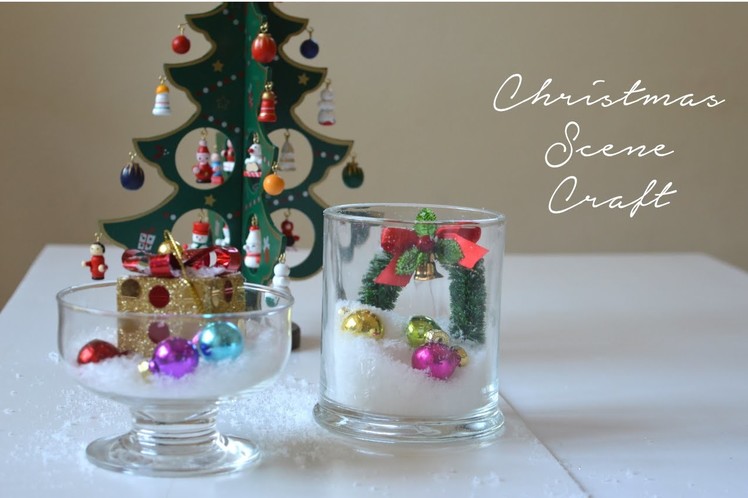 DIY Christmas Scene Decoration | Cheap & Easy Christmas Decor