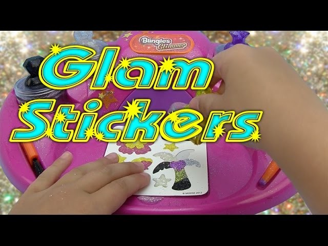 DIY - Create your own GLITTER Stickers!