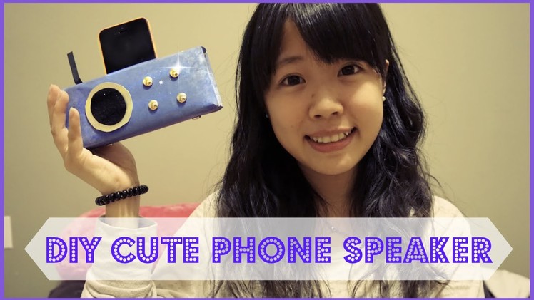 DIY Cute Phone Speaker and Stand | melodydailyy