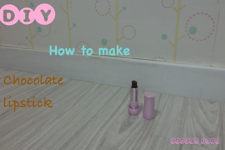 DIY How to Chocolate Lipstick (Recycle Time!+Valetine's Day Special)