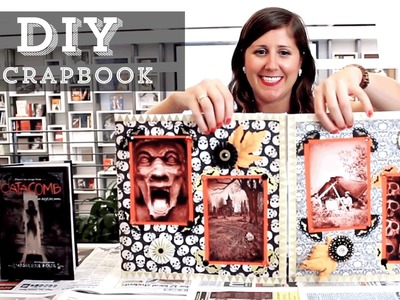 DIY: How to Scrapbook Inspired by Madeleine Roux’s Catacomb