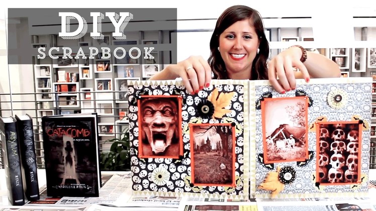 DIY: How to Scrapbook Inspired by Madeleine Roux’s Catacomb