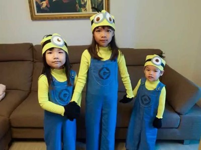 DIY Kid's Minion Halloween Costume -- Part 1 Overall